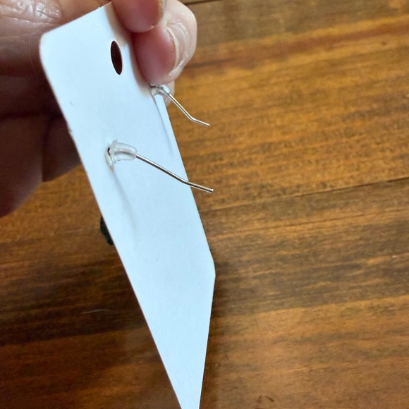 Glitter Teardrop Earrings - Picture 3 of 3